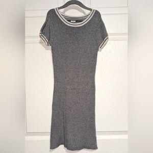 Crazy 8 Gray Ribbed Sweater Dress - Sz 7/8